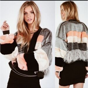 Young Fabulous & Broke Faux Fur Jacket